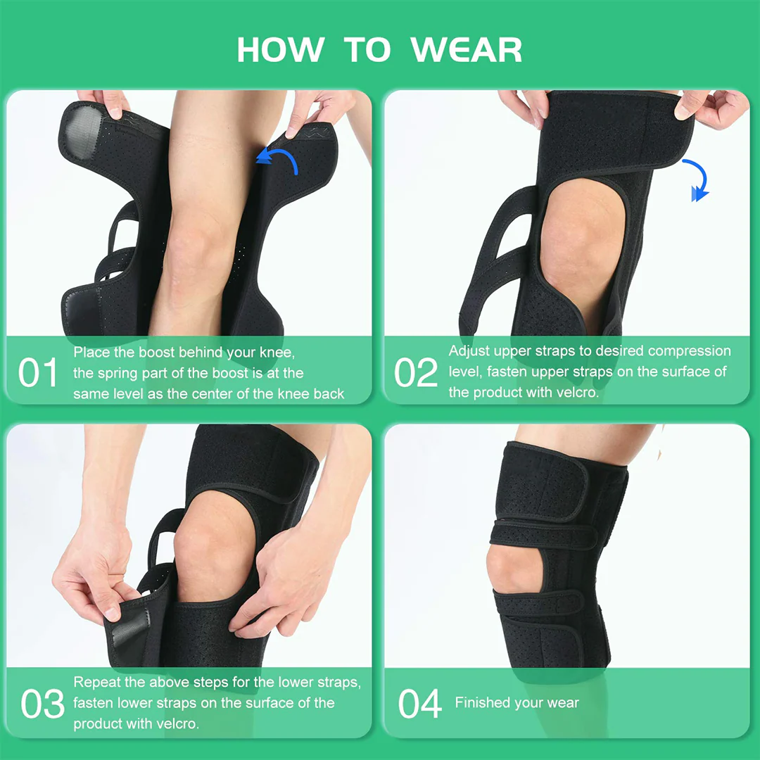 Knee Stabilizer Brace | Spring Support Assist | Adjustable Strap Fit | PowerKnee - Image 8