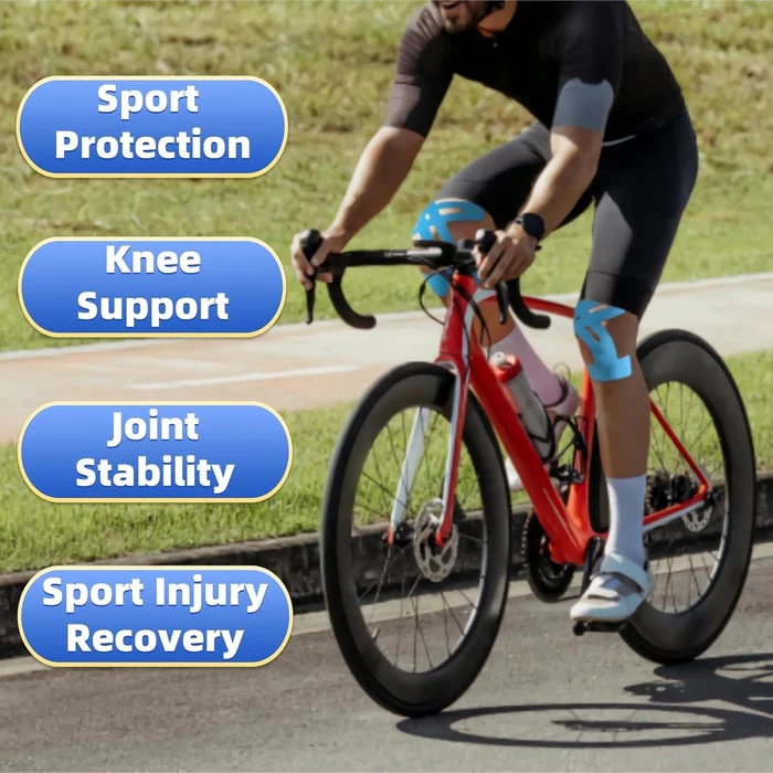 Knee Support Tape | Pre-Cut Kinesiology Design | Strong Elastic Support | Flexify - Image 4