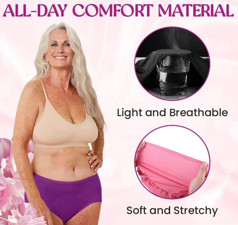 Leak Proof Underwear | High-Waisted Fit | Maximum Absorbency | Seraphine - Image 6