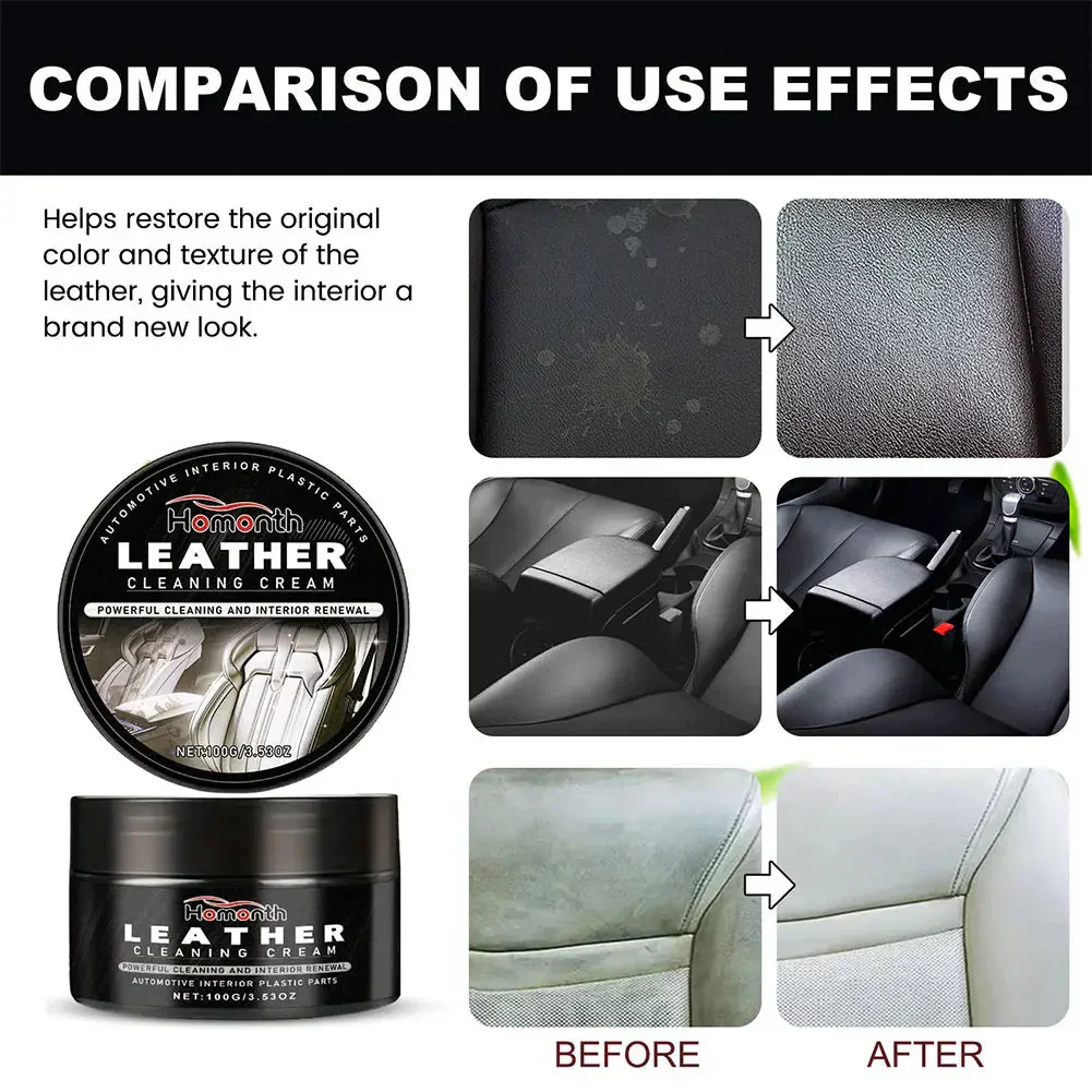 Leather Cleaning Cream | Restores Color & Shine | Scratch Removal | Revive - Image 3