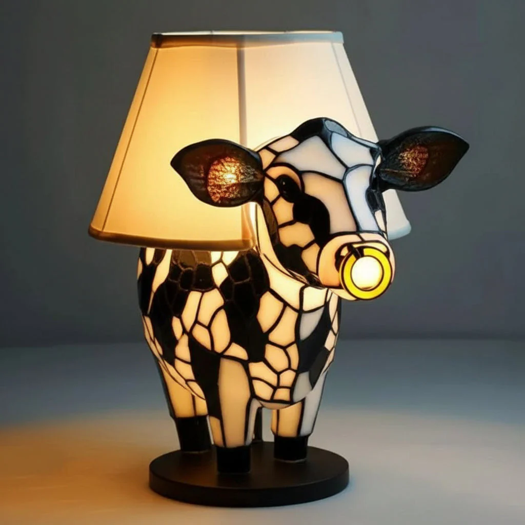 LED Night Lamp Dog | Warm Ambient Glow | Stained Glass Style LED Lamp | Glowhound - Image 12