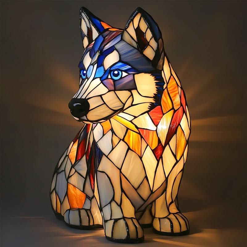 LED night light | Artistic dog statue | Warm light | USB powered | 15 cm | GlowPaws - Image 15
