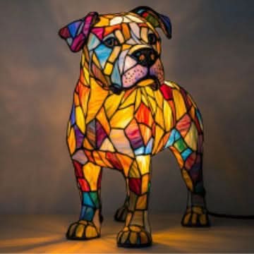 LED night light | Artistic dog statue | Warm light | USB powered | 15 cm | GlowPaws - Image 29