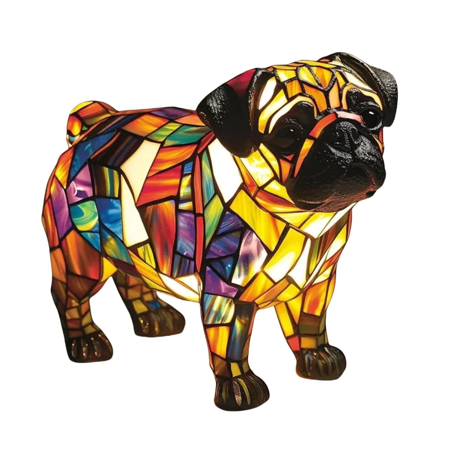 LED night light | Artistic dog statue | Warm light | USB powered | 15 cm | GlowPaws - Image 30
