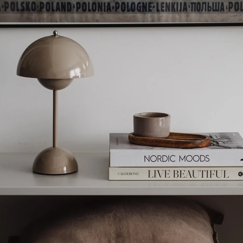 LED Table Light | Nordic Mushroom Design | Dimmable Touch Light | AuroraGlo - Image 5