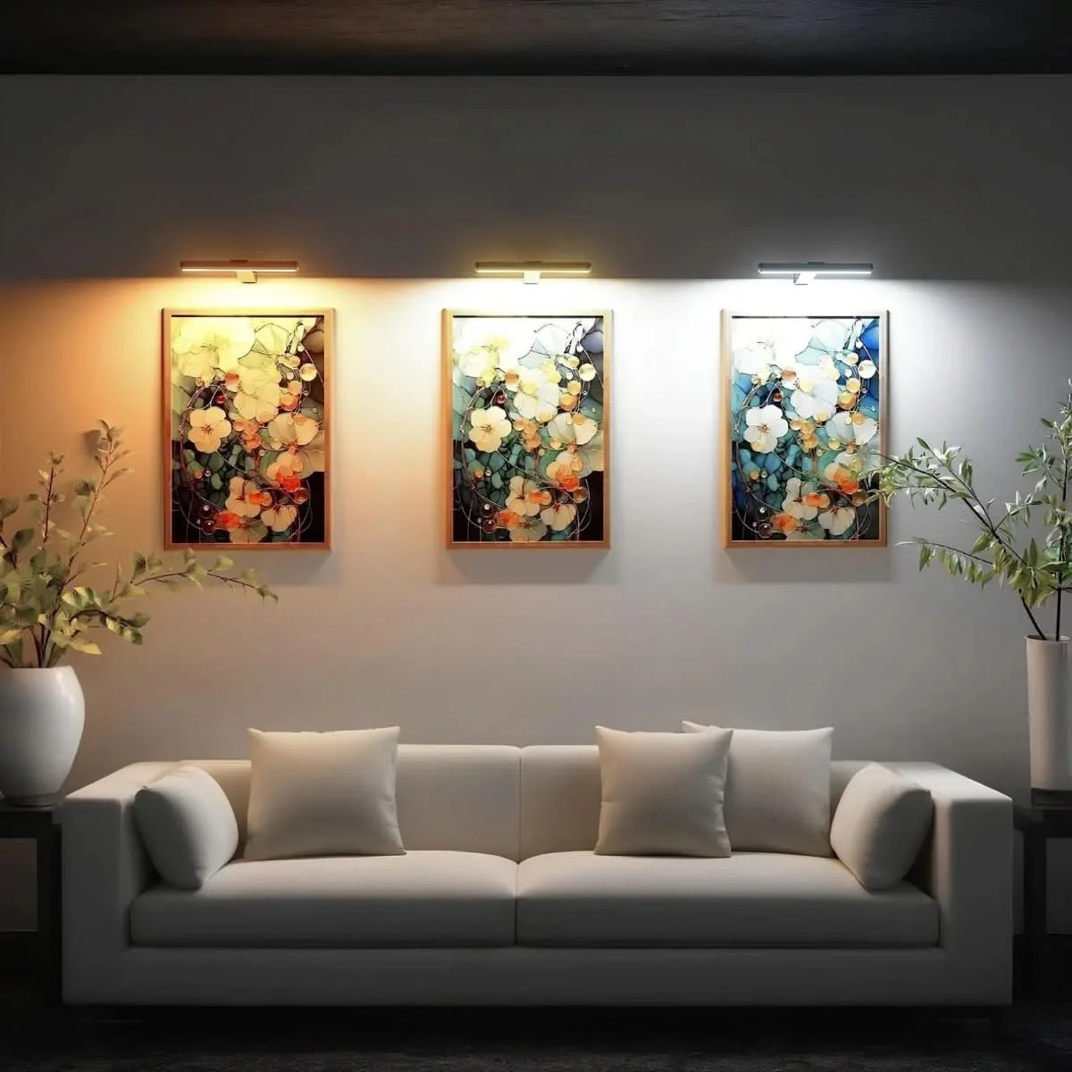 LED wall light | Wireless picture lighting | Rechargeable metal design | ArtGlow - Image 7