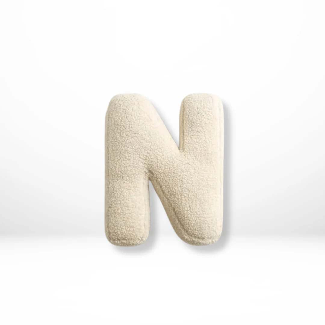 Letter cushions | Decorative velvet cushions | Personalized alphabet design | Soft accent for bed or sofa | Alphora - Image 14
