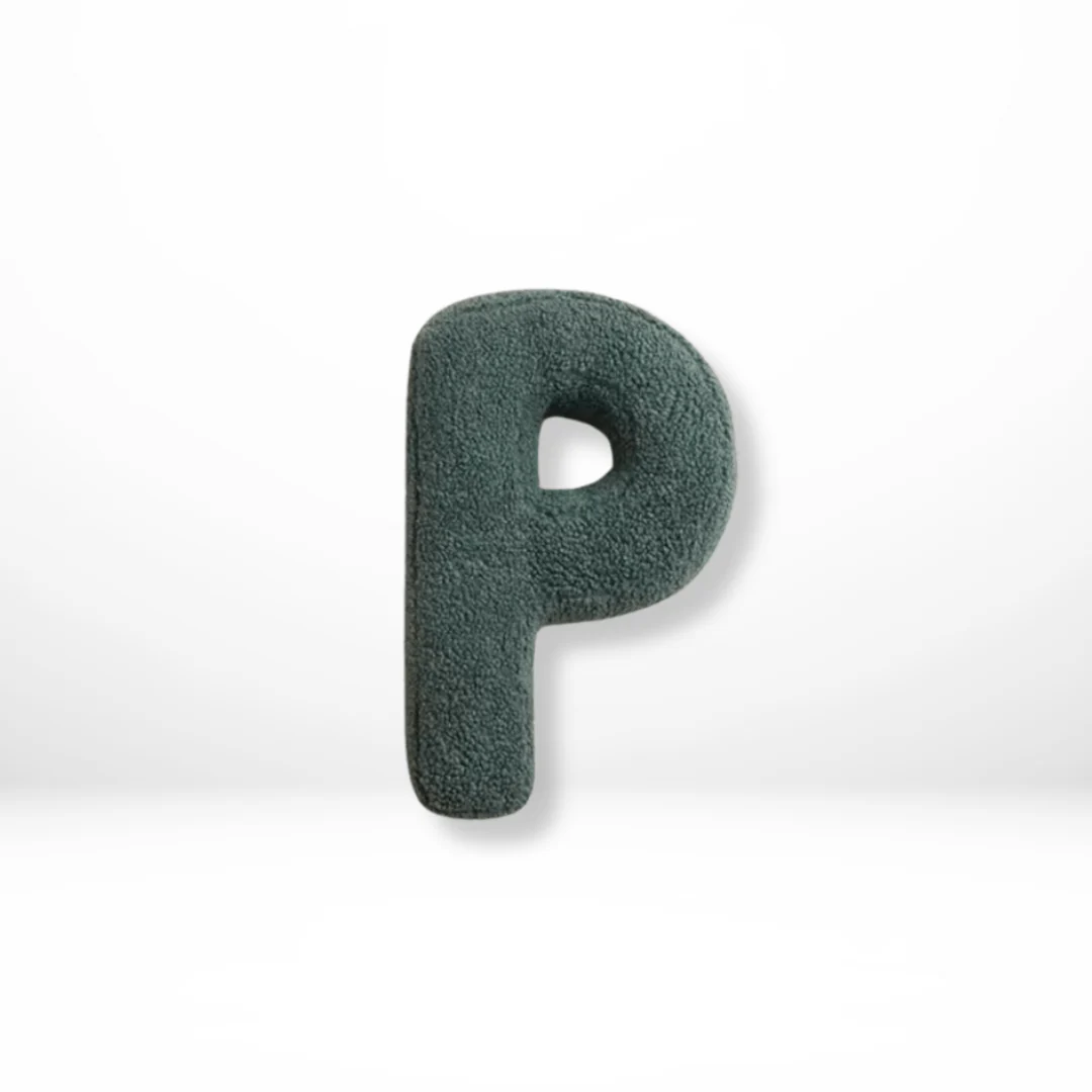 Letter cushions | Decorative velvet cushions | Personalized alphabet design | Soft accent for bed or sofa | Alphora - Image 16