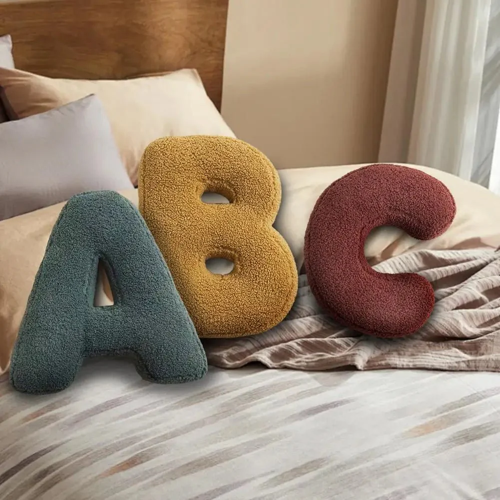 Letter cushions | Decorative velvet cushions | Personalized alphabet design | Soft accent for bed or sofa | Alphora - Image 27