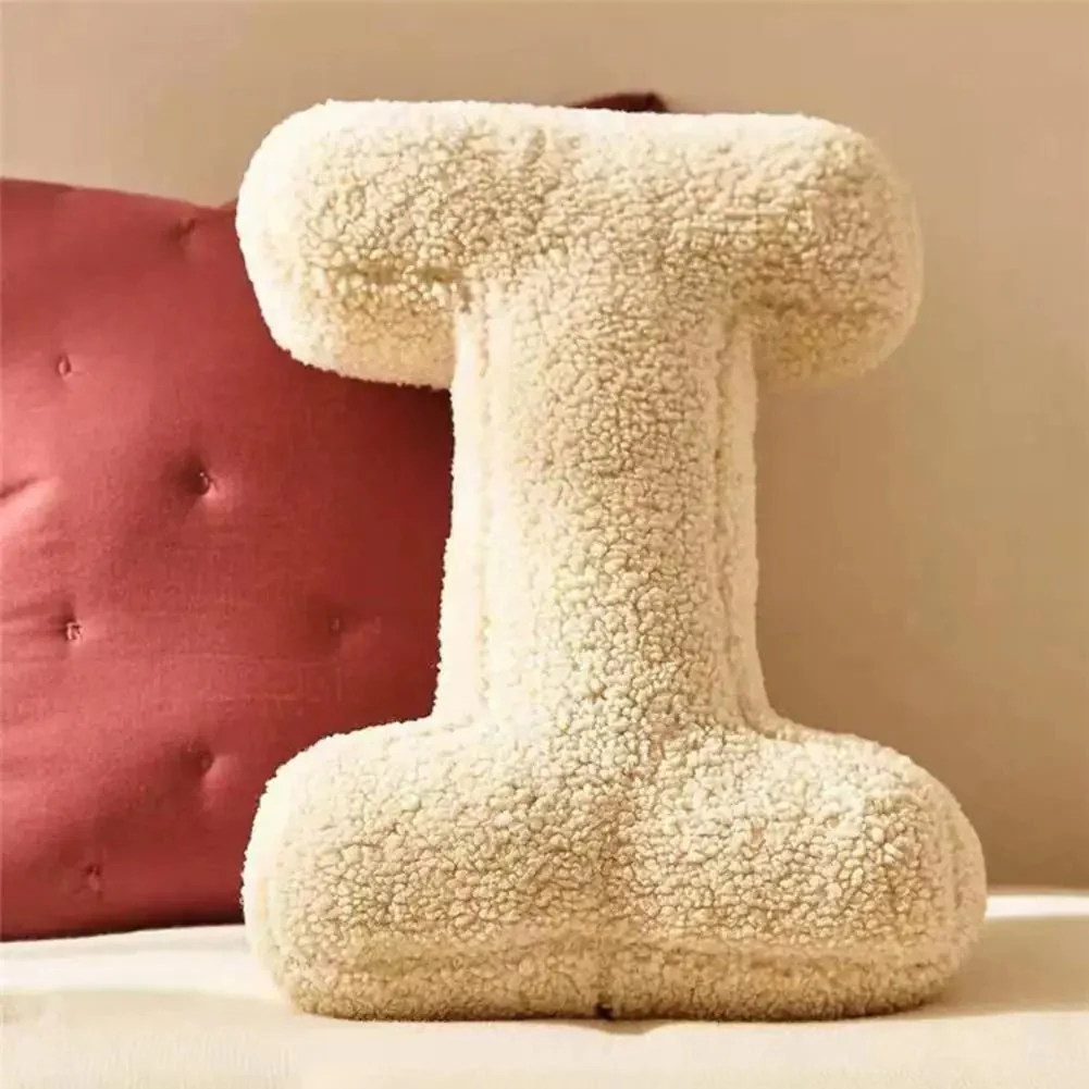 Letter cushions | Decorative velvet cushions | Personalized alphabet design | Soft accent for bed or sofa | Alphora - Image 30
