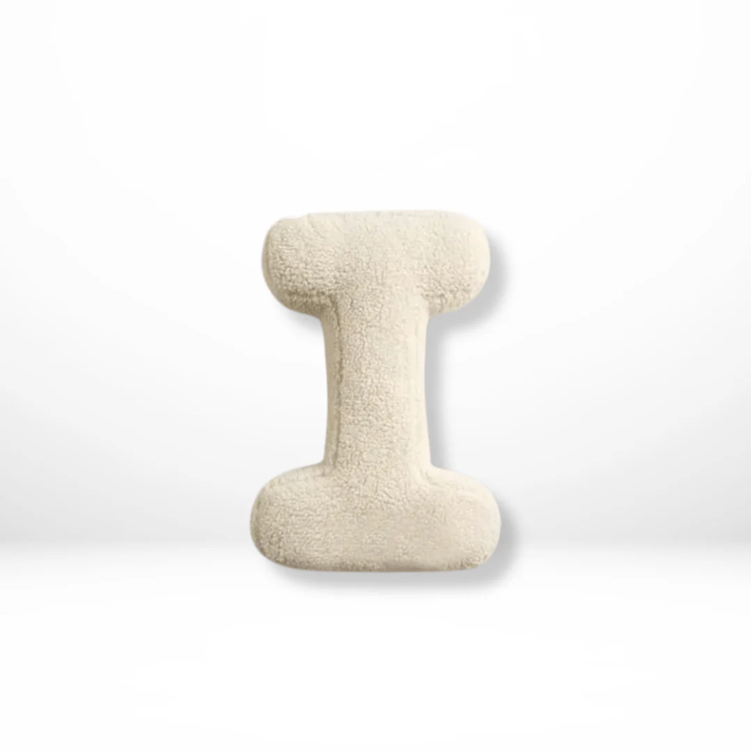 Letter cushions | Decorative velvet cushions | Personalized alphabet design | Soft accent for bed or sofa | Alphora - Image 9