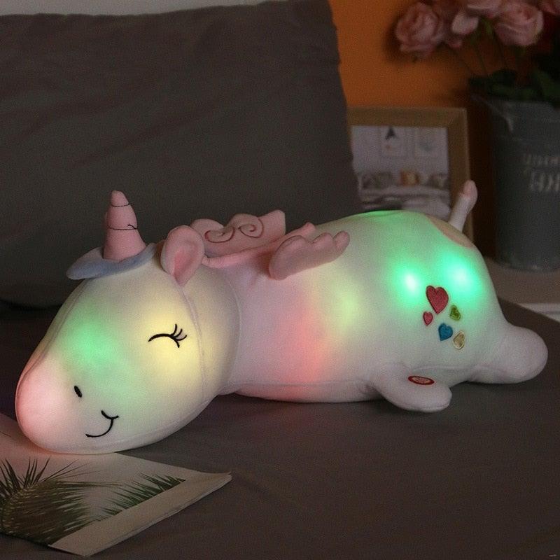 Light up Unicorn Plush | Cozy Bedtime Comfort | Rainbow LED | LunaUnicorn - Image 7