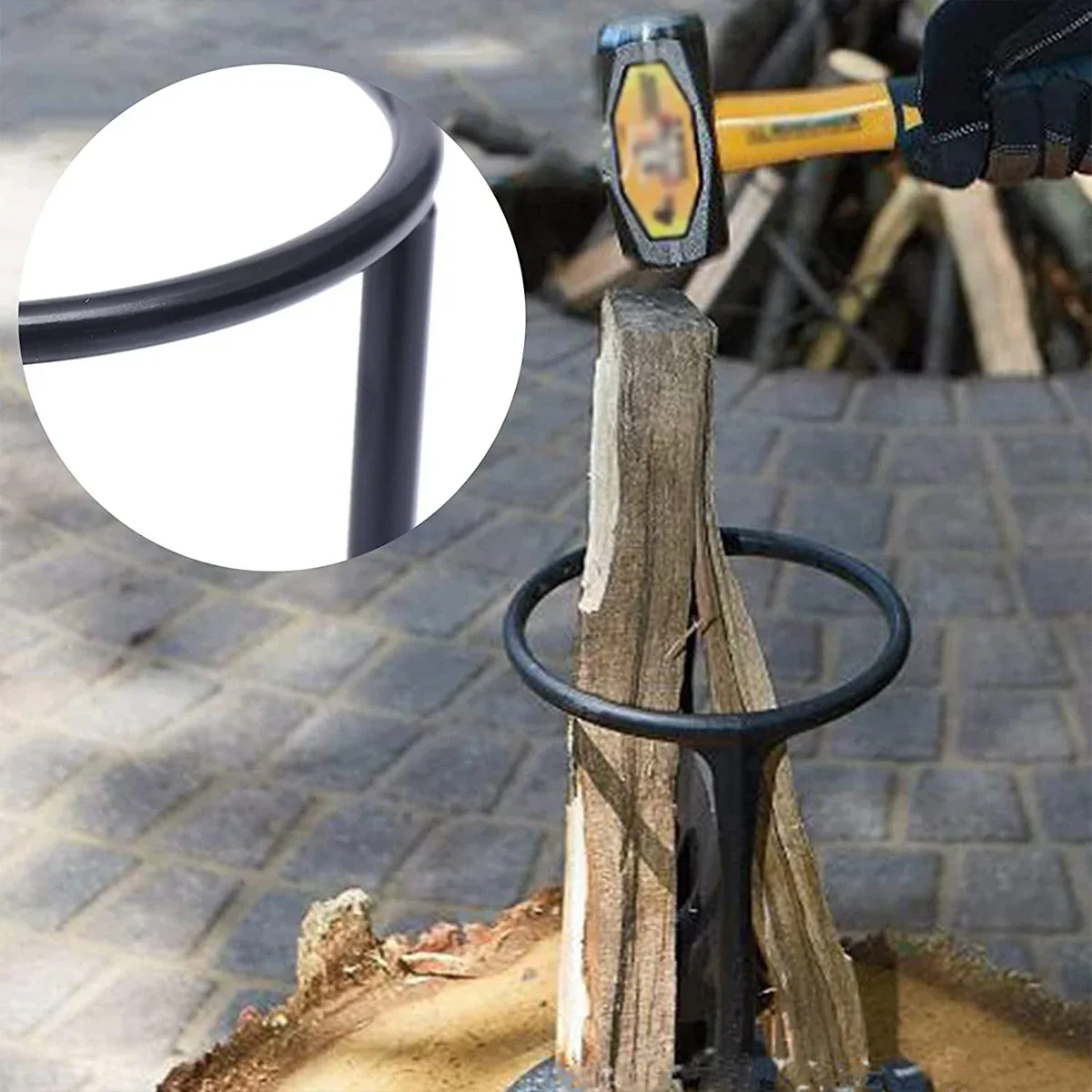 Log Splitter | Fixed Blade Safety Design | Heavy-Duty Steel | ArcticAx - Image 4