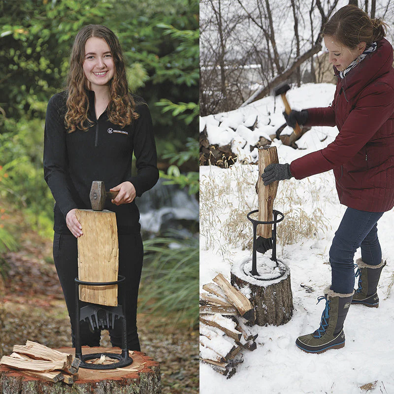 Log Splitter | Split Firewood Safely | Heavy Duty Cast Iron | SafeChop - Image 4