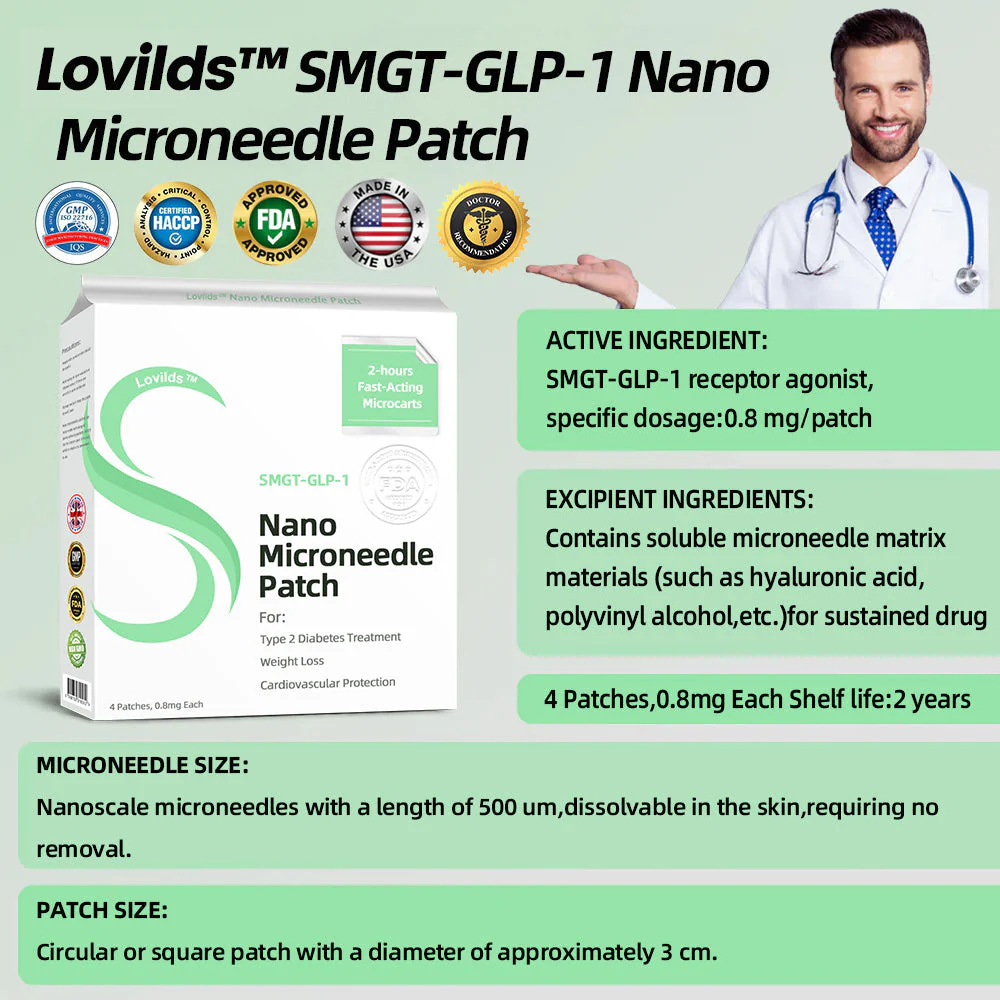 1+1 Free | LOVILDS™ SMGT-GLP-1 Nano-Microneedle Patch – Rapid Fat Loss with Painless All-Day Weight Control - Image 8