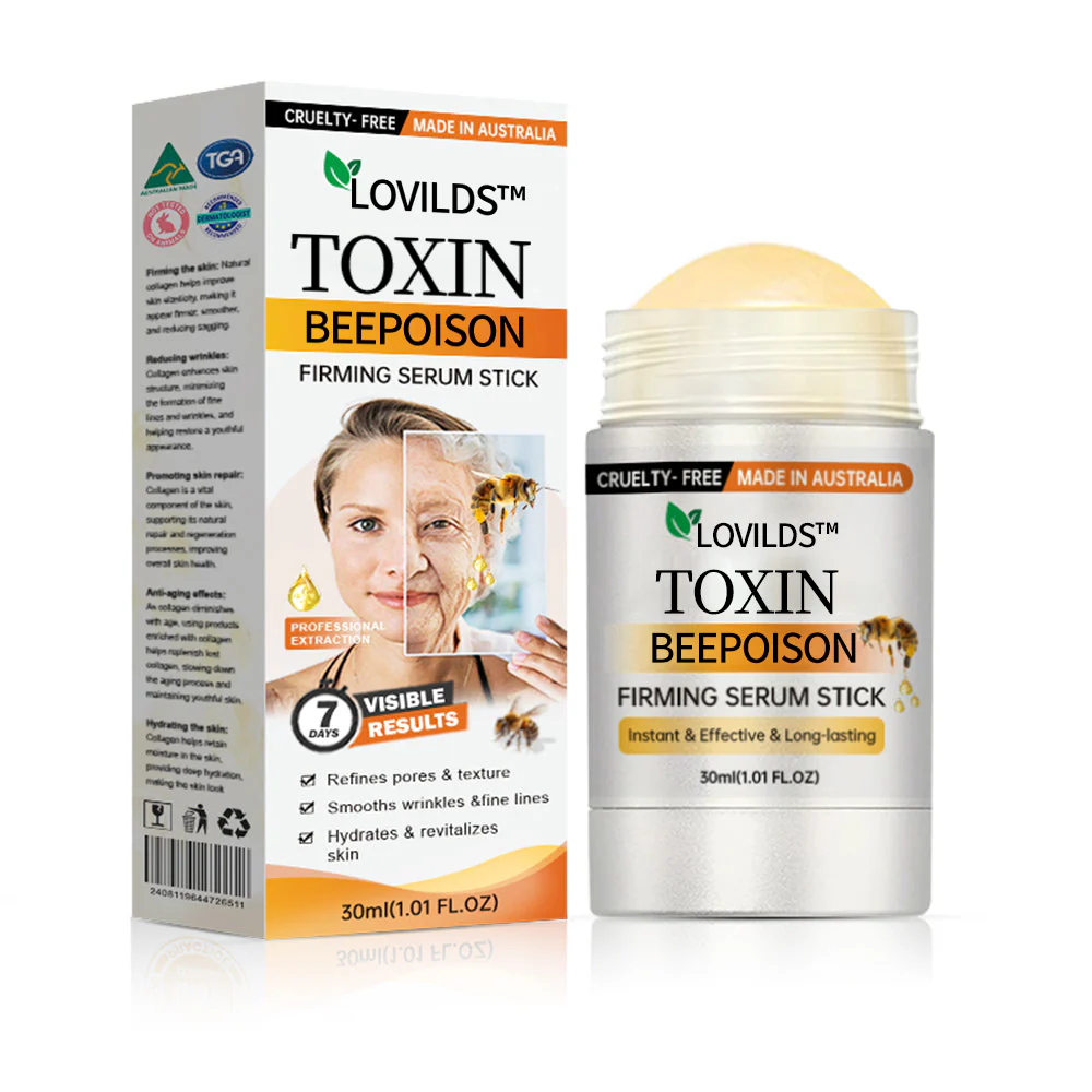 1+1 Free | LOVILDS™ Botulinum Toxin Honey Gift Tightening Serum Stick – Transform Your Skin in Just 7 Days with Firmness and Youthful Radiance