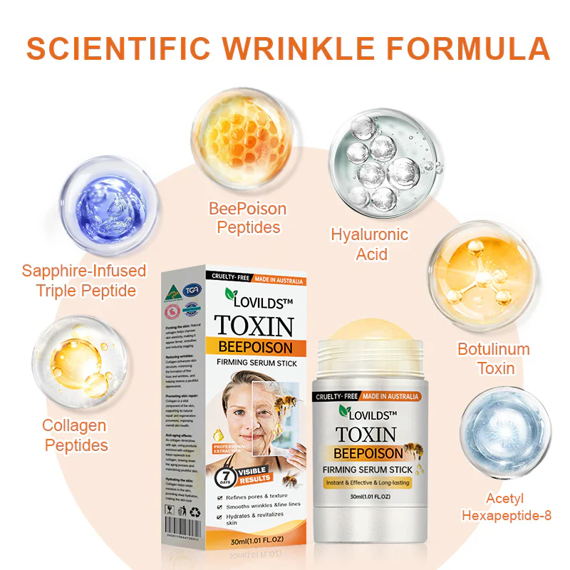 1+1 Free | LOVILDS™ Botulinum Toxin Honey Gift Tightening Serum Stick – Transform Your Skin in Just 7 Days with Firmness and Youthful Radiance - Image 5