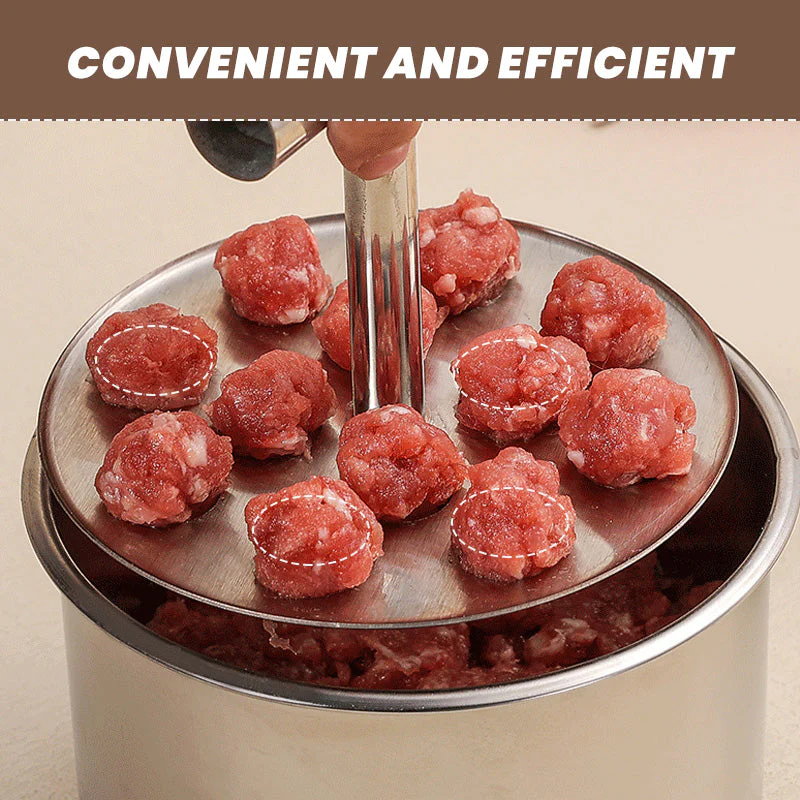 Meatball Maker | Stainless Steel Press | Even Shape Results | Easy One-Hand Use | FlavoForm - Image 4