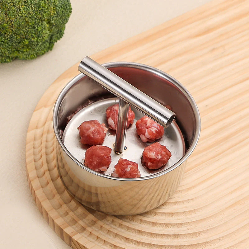 Meatball Maker | Stainless Steel Press | Even Shape Results | Easy One-Hand Use | FlavoForm - Image 8