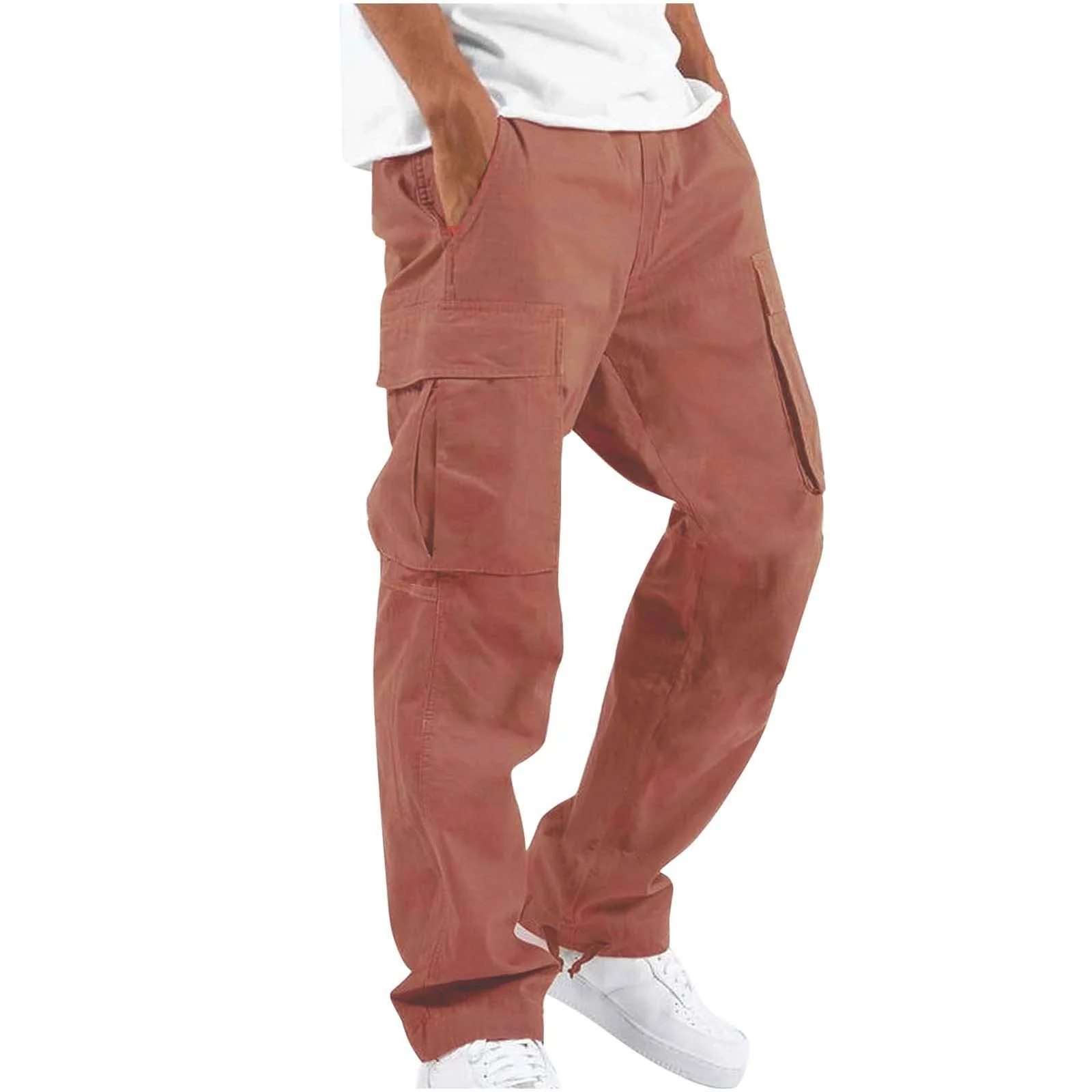 Men's cargo pants | Cargo pants | Elastic waistband & practical pockets - Image 10