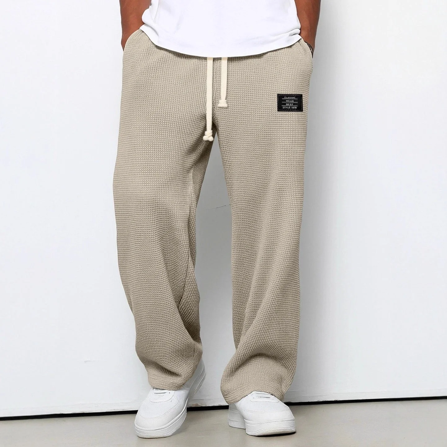 Men's pants | Comfort pants | Adjustable waist & relaxed fit - Image 4
