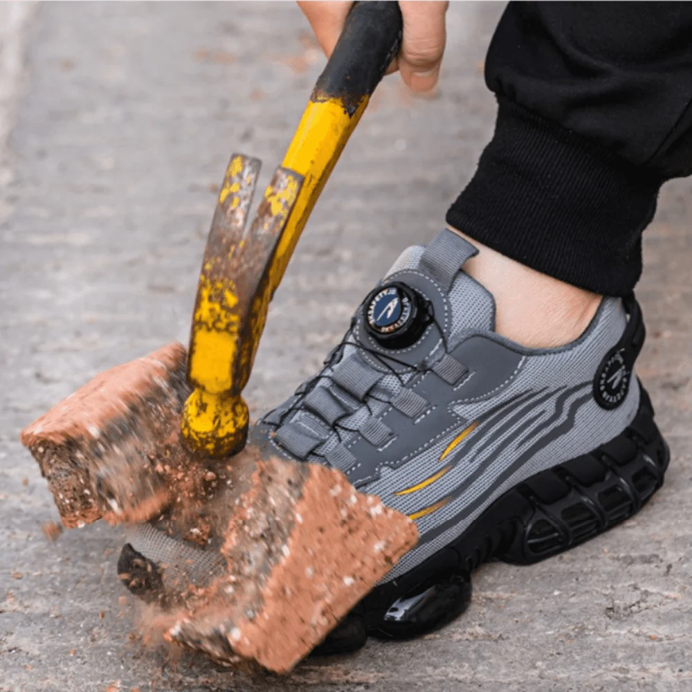 Men's work shoes | Orthopedic support & slip-resistant grip | GripFlow - Image 4