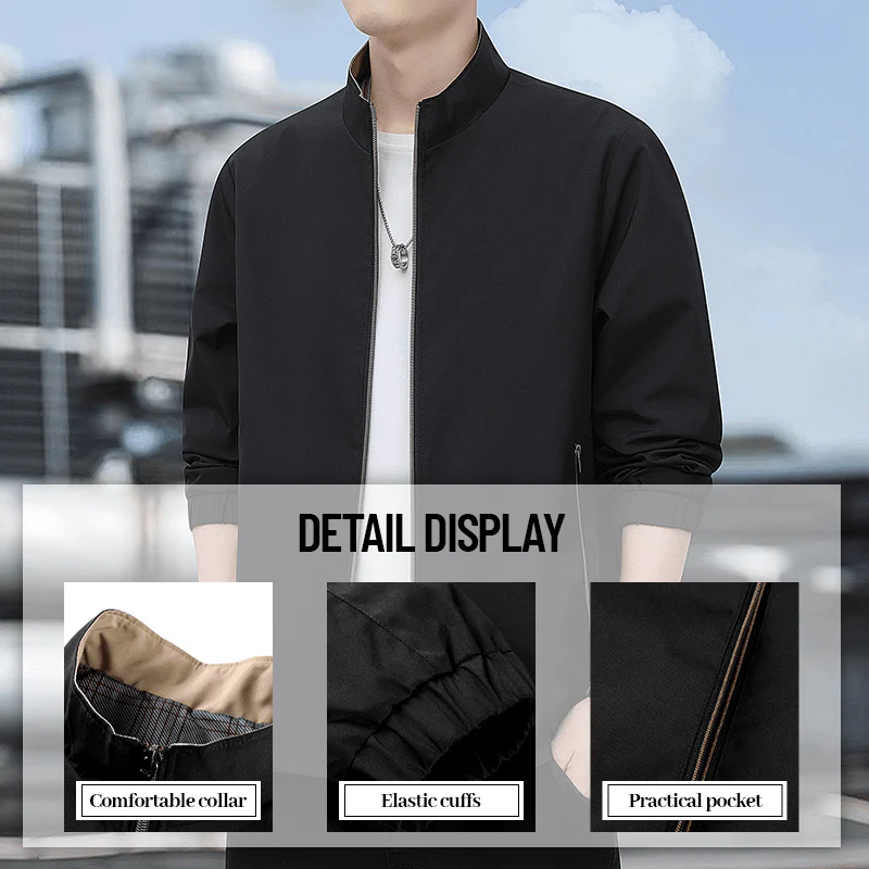 Men's Stand Collar Jacket™ – Effortless Style and Reliable Comfort for Your Active Life - Image 5