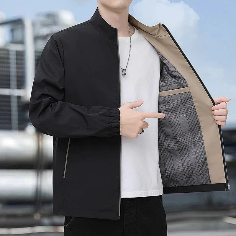 Men's Stand Collar Jacket™ – Effortless Style and Reliable Comfort for Your Active Life - Image 9