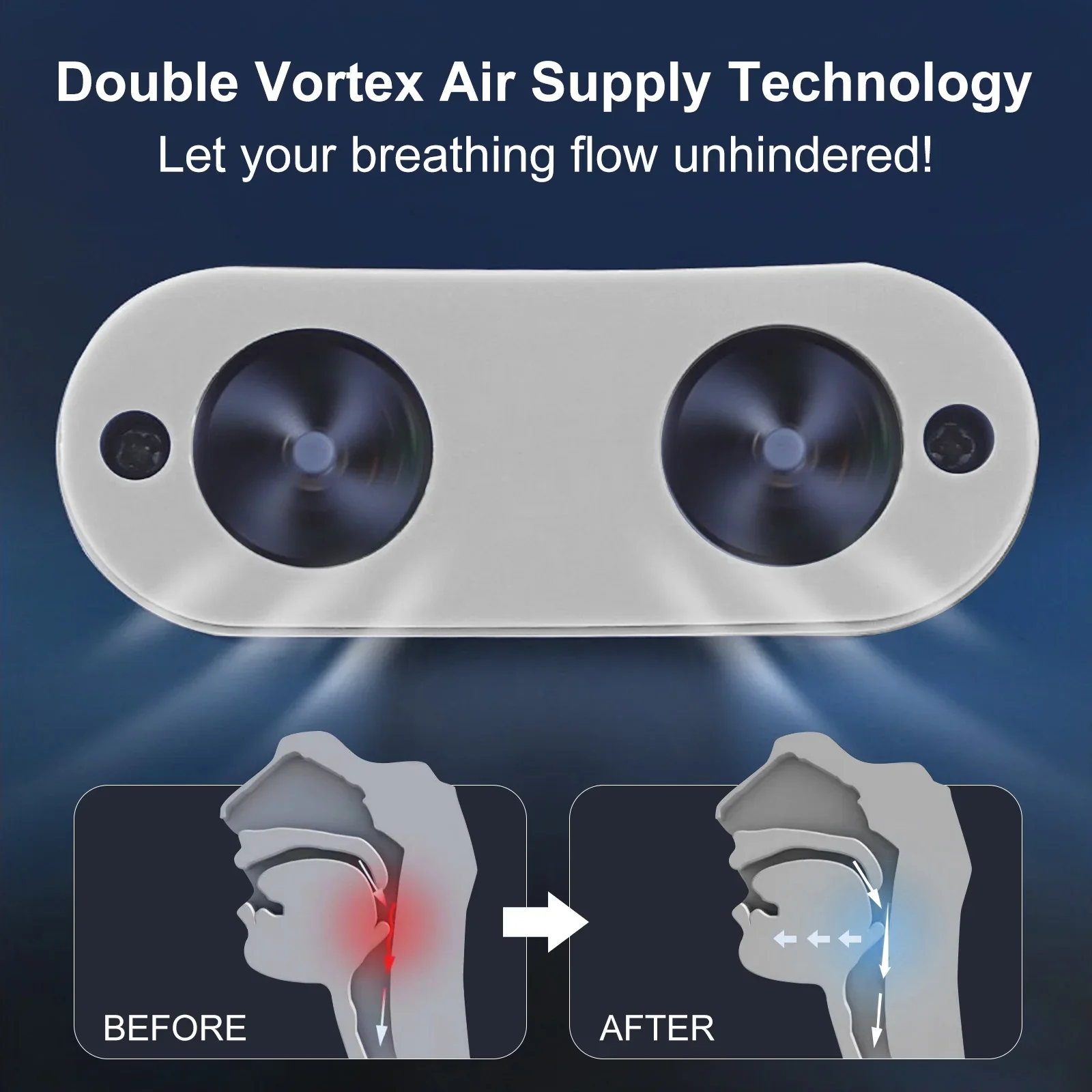 CPAP Device | Gentle Airflow Support | USB Rechargeable Travel Use | MicroBreath - Image 5
