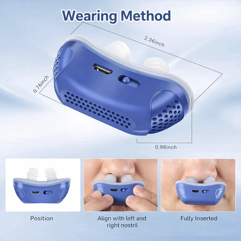 CPAP Device | Gentle Airflow Support | USB Rechargeable Travel Use | MicroBreath - Image 6