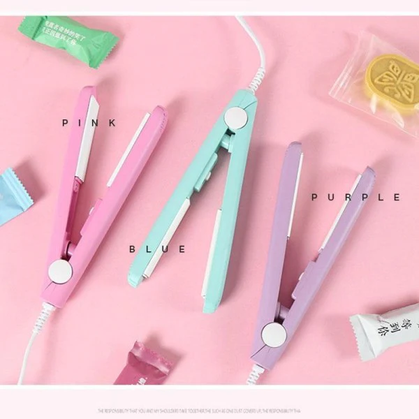 Mini Hair Straightener | Ceramic Plates | 2-in-1 Styling | Travel Size | Mini Ceramic Curling Iron - Image 8