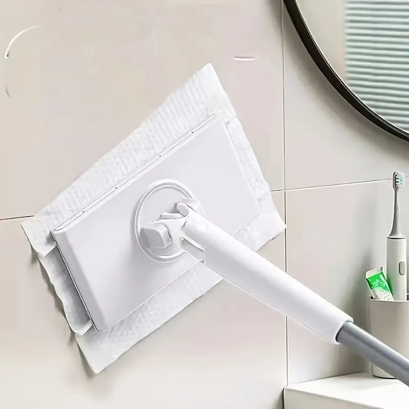 Ergonomic Cleaning Mop | 360° Swivel Head | Automatic Cloth Clip | BuffTowel - Image 12