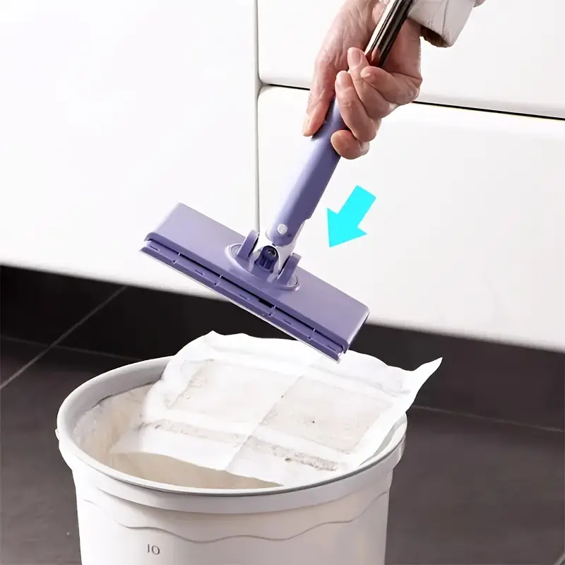 Ergonomic Cleaning Mop | 360° Swivel Head | Automatic Cloth Clip | BuffTowel - Image 8