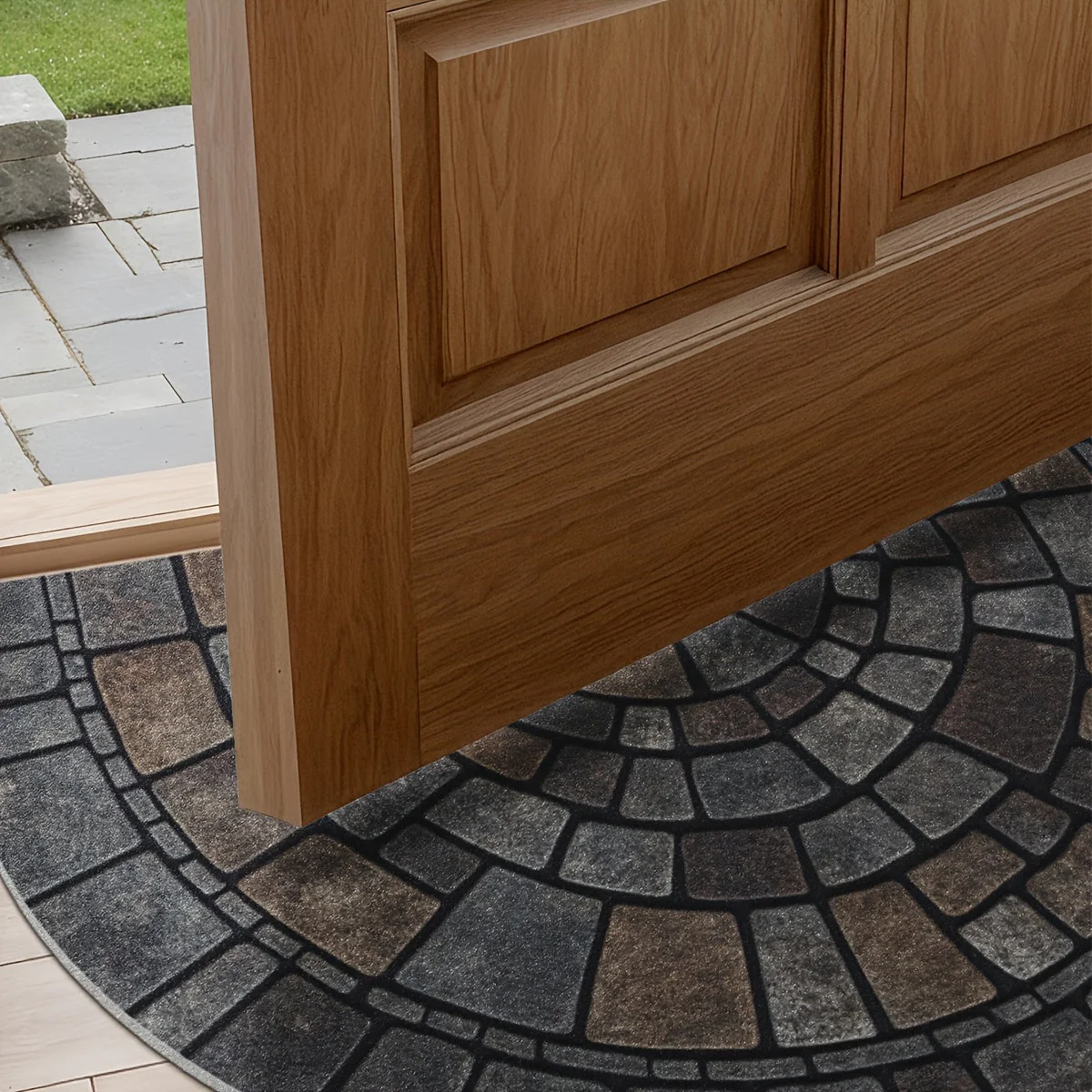 Mosaic Door Mat | Non Slip Entry Protection | Mosaic Textured Surface | EntryLuxe - Image 8