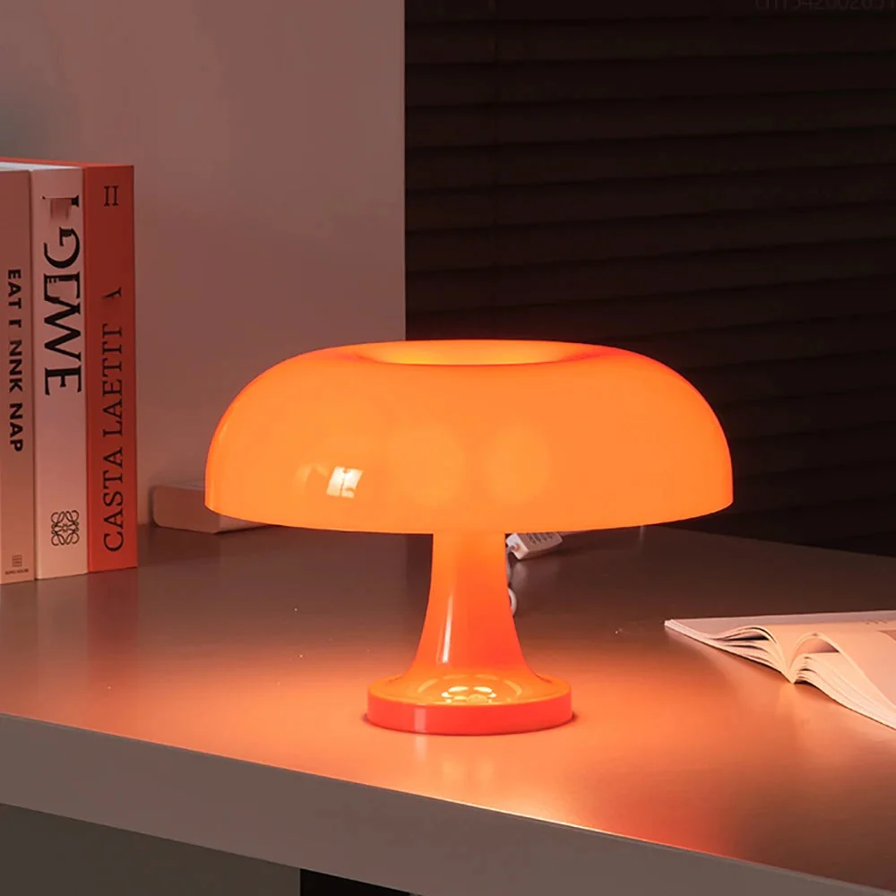 Mushroom Table Lamp | Bauhaus Modern Design | Dimmable LED Touch Light | Lumivara - Image 11