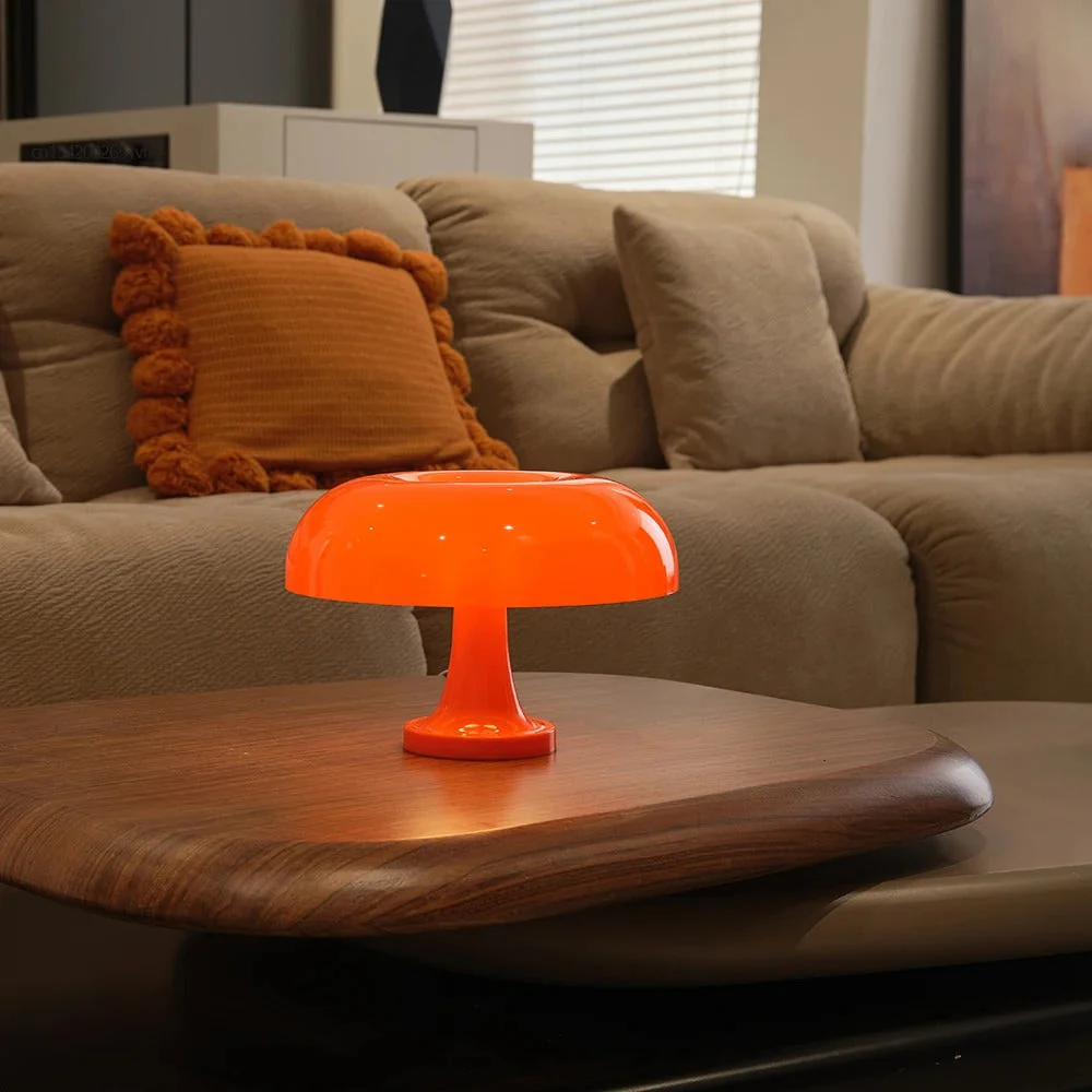 Mushroom Table Lamp | Bauhaus Modern Design | Dimmable LED Touch Light | Lumivara - Image 5