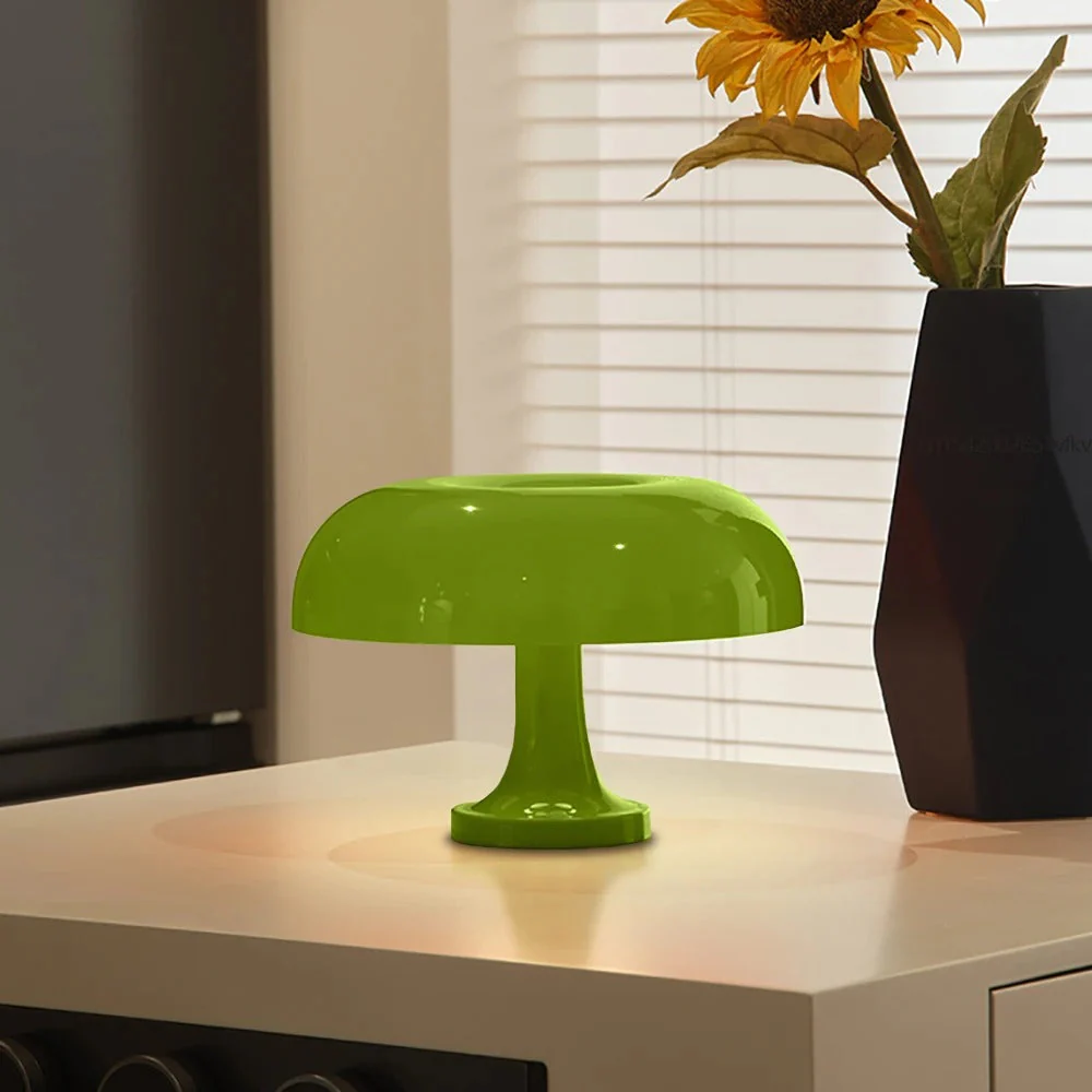 Mushroom Table Lamp | Bauhaus Modern Design | Dimmable LED Touch Light | Lumivara - Image 9