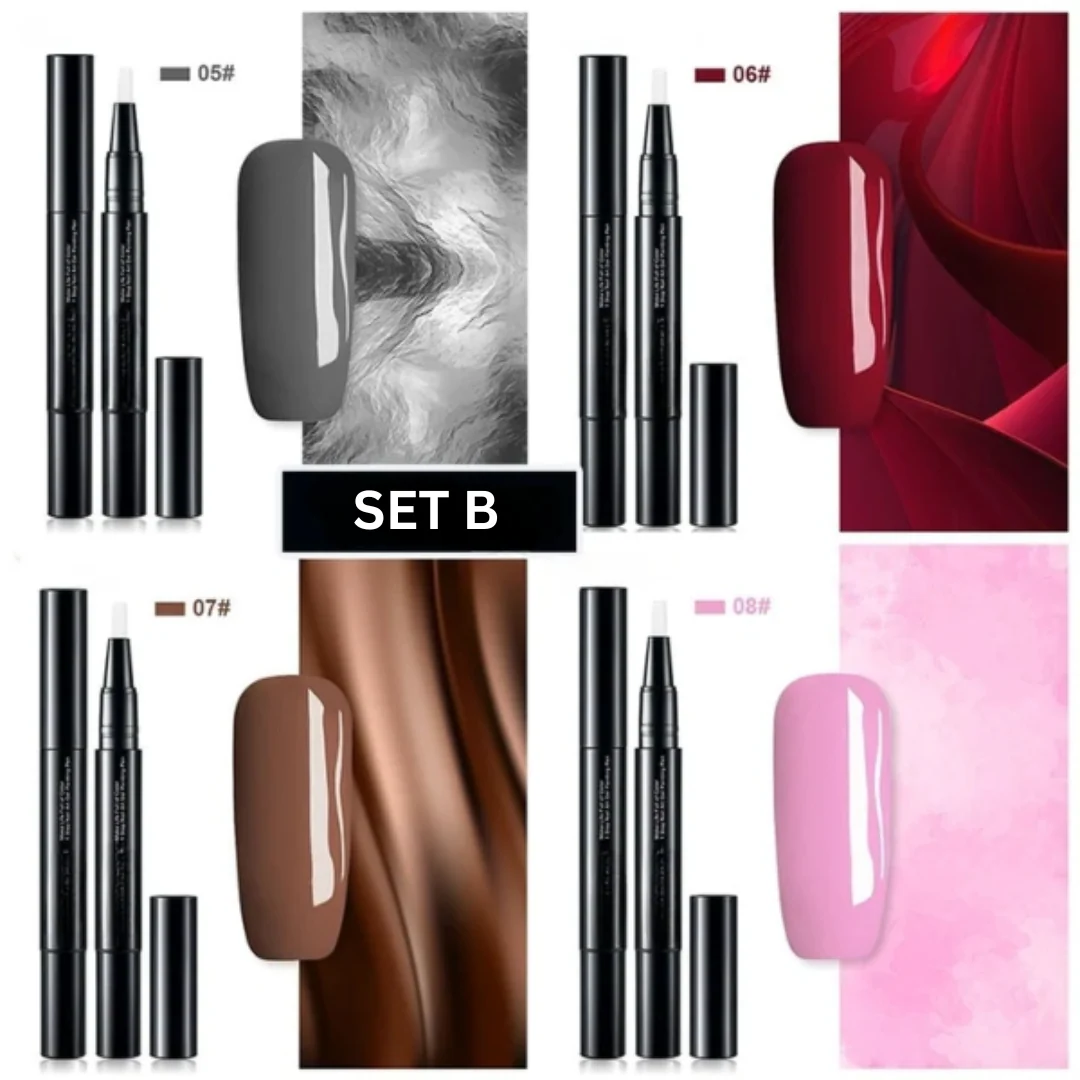 Nail Art Gel Pens | Precision Tip | Long-Lasting Color | Set of 4 | NailFlex - Image 7