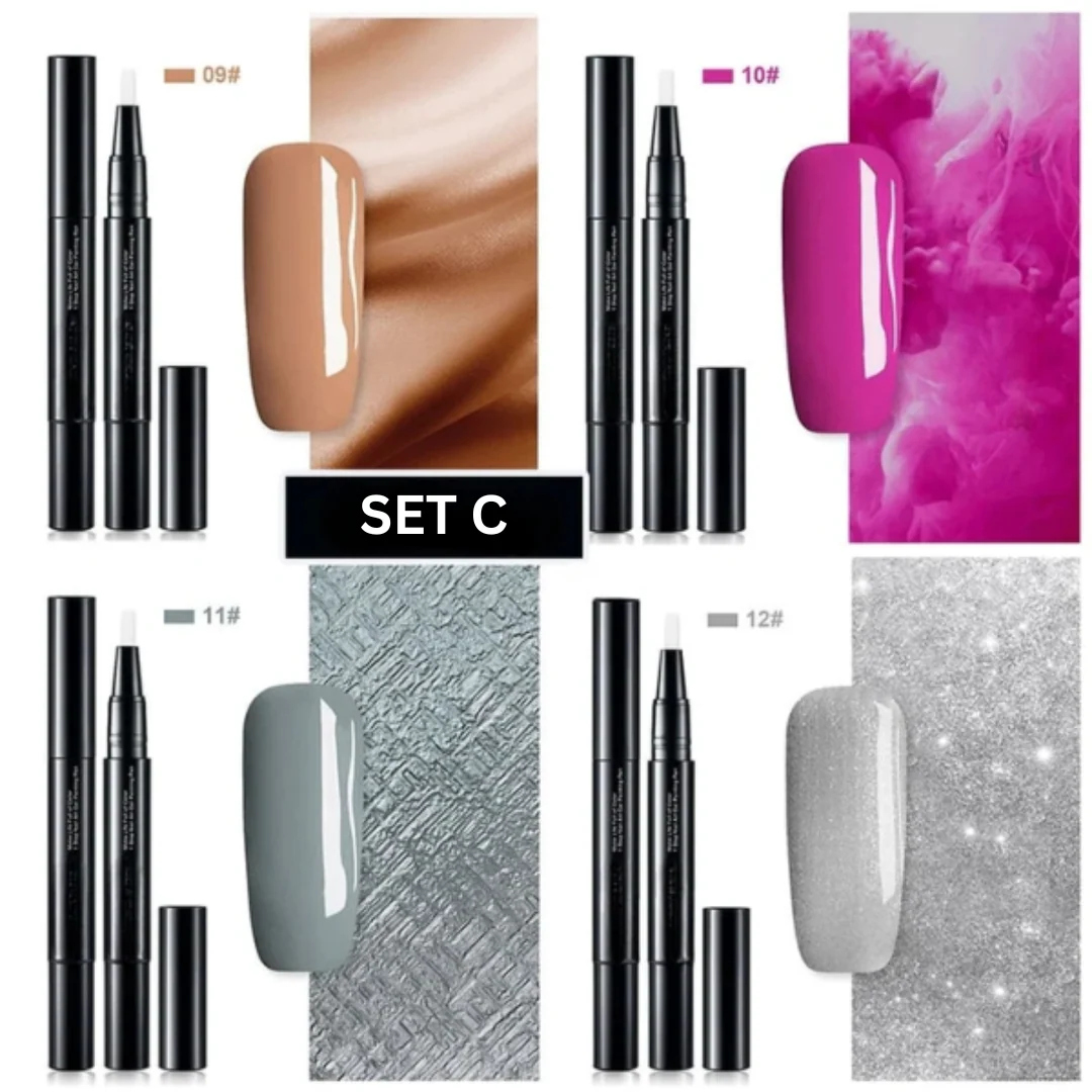 Nail Art Gel Pens | Precision Tip | Long-Lasting Color | Set of 4 | NailFlex - Image 8