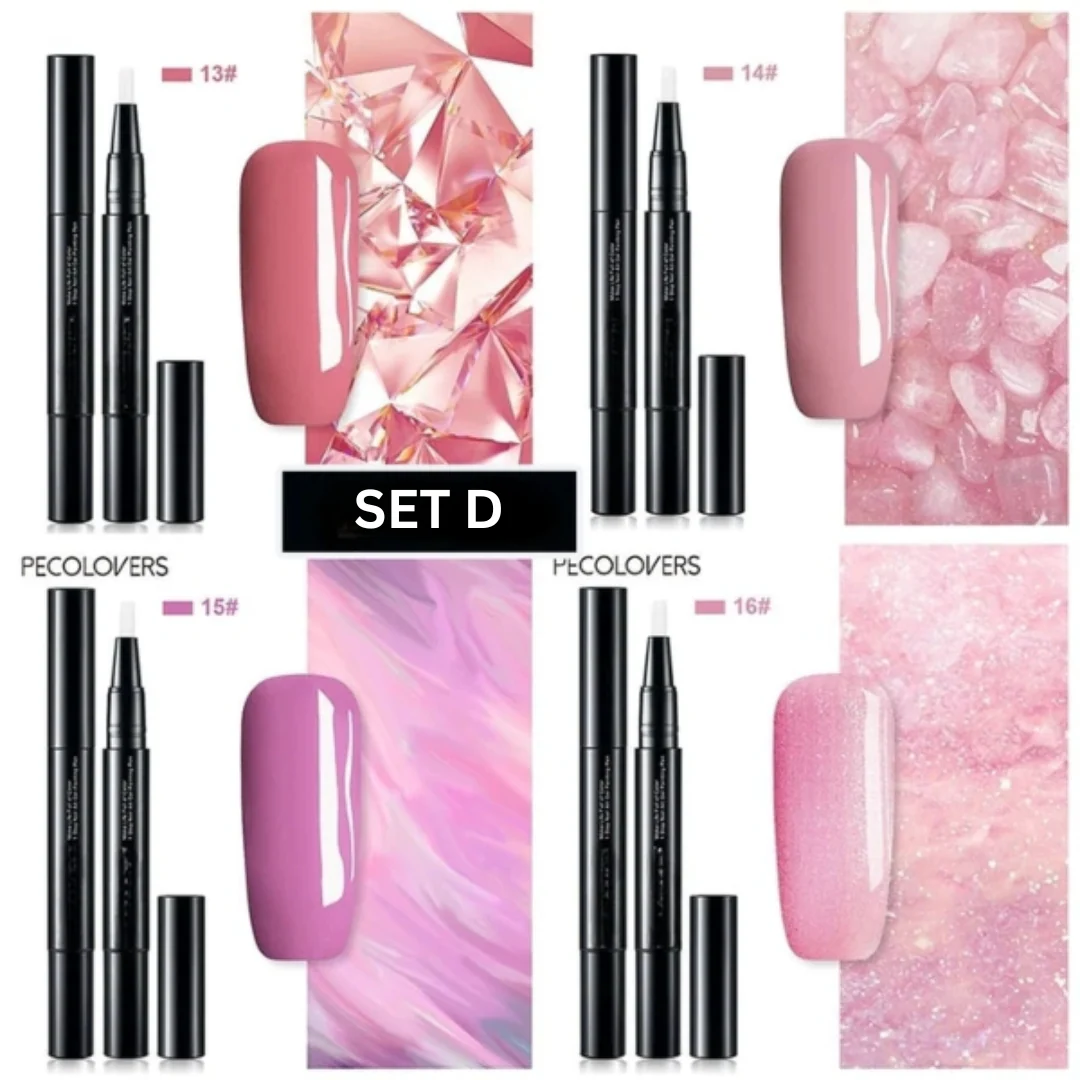 Nail Art Gel Pens | Precision Tip | Long-Lasting Color | Set of 4 | NailFlex - Image 9