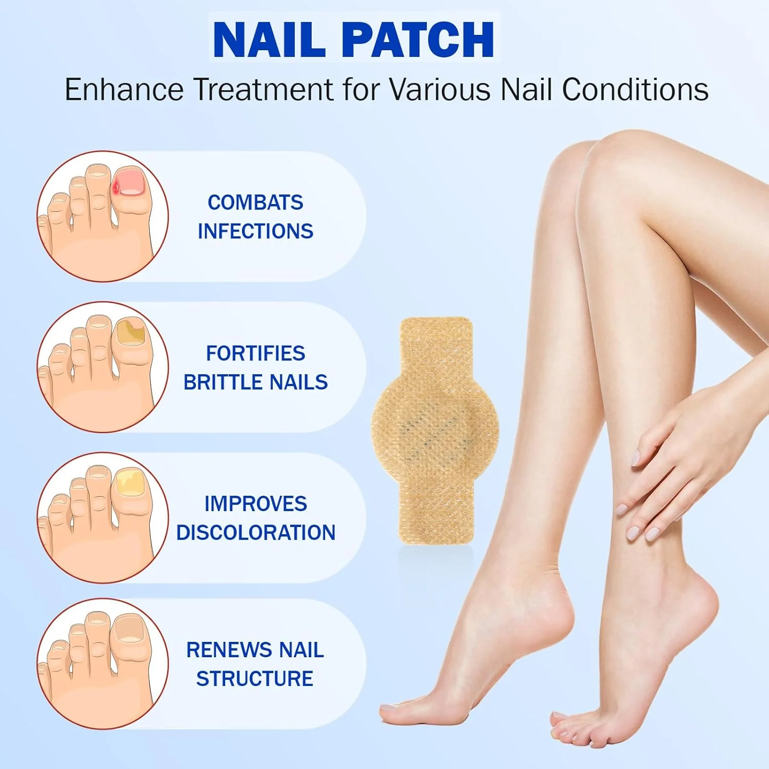 Nail Fungus Patches | Antifungal Nail Care | Overnight Repair | Nailox - Image 4