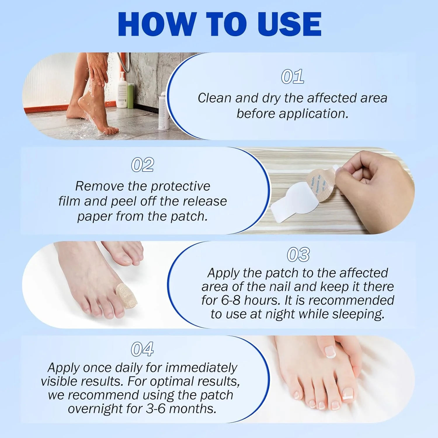 Nail Fungus Patches | Antifungal Nail Care | Overnight Repair | Nailox - Image 8