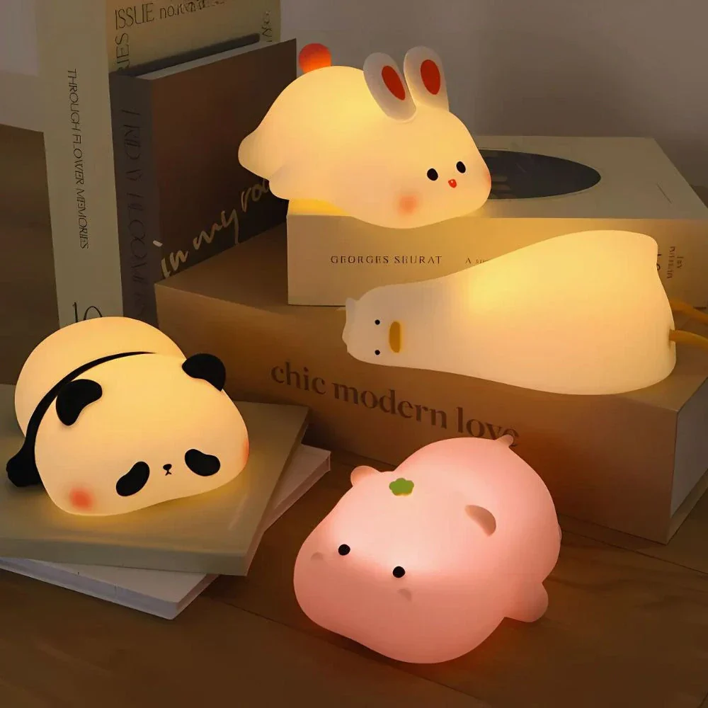 Night Light | Squeezable LED Lamp | Soft Silicone Design | SqueezeBuddies - Image 24