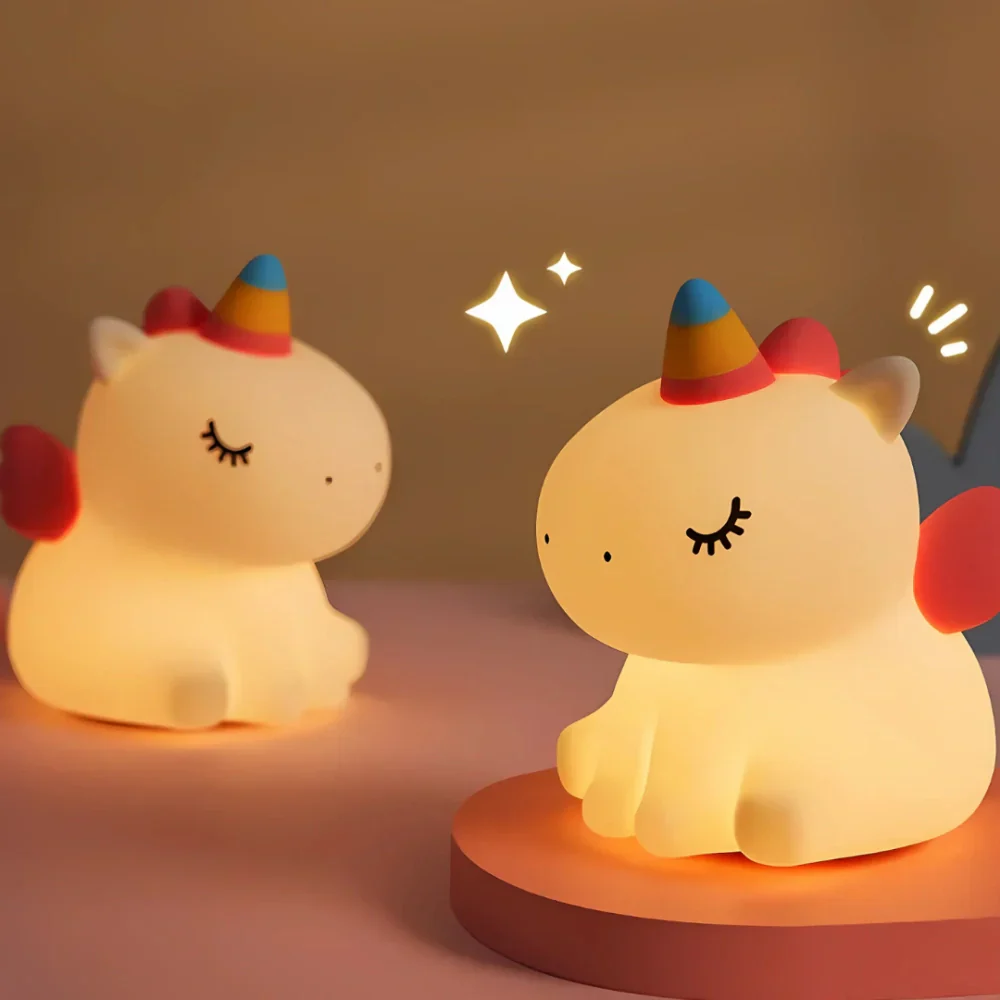 Night Light | Squeezable LED Lamp | Soft Silicone Design | SqueezeBuddies - Image 28