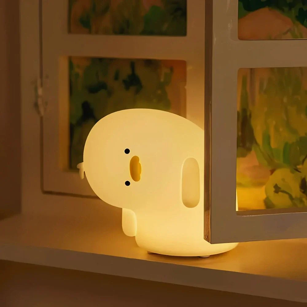 Night Light | Squeezable LED Lamp | Soft Silicone Design | SqueezeBuddies - Image 4
