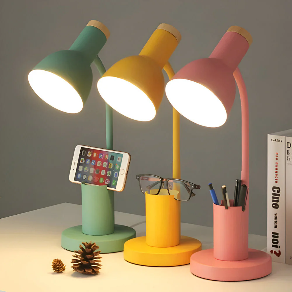 Nordic Desk Lamp | Clutter-Free Desk Setup | StudyGlow