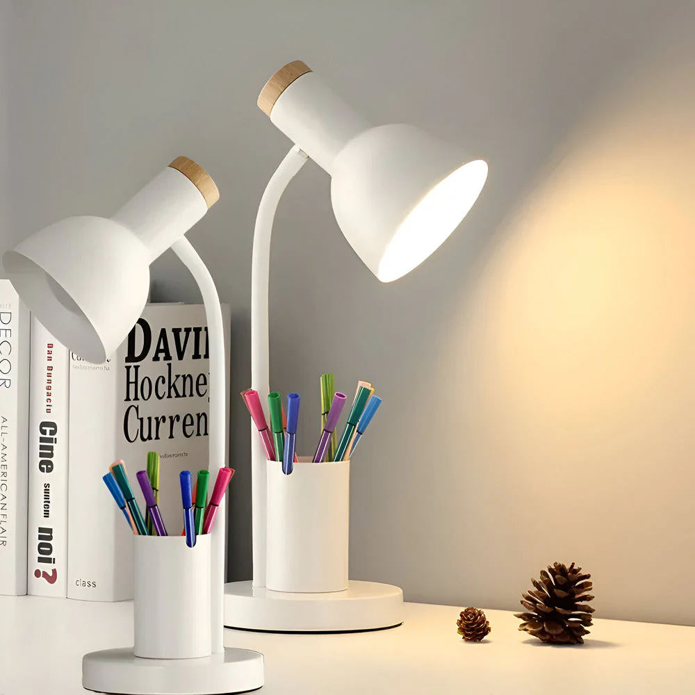 Nordic Desk Lamp | Clutter-Free Desk Setup | StudyGlow - Image 4