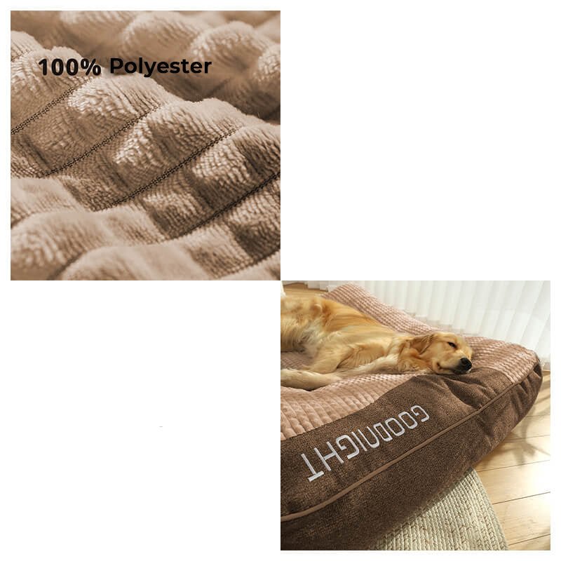 Orthopedic Dog Bed | Scratch Resistant Cover | Raised Bolster Support | HugBed - Image 5