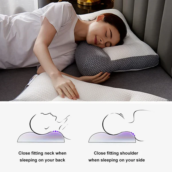 Orthopedic Neck Pillow | Neck Alignment Support | Side And Back Sleep Comfort | NeckAlign - Image 2