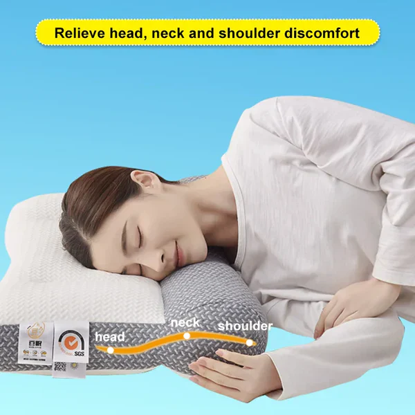 Orthopedic Neck Pillow | Neck Alignment Support | Side And Back Sleep Comfort | NeckAlign - Image 3